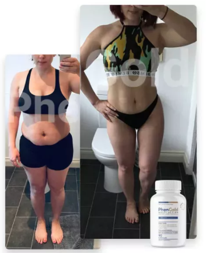 Laura weight loss results using PhenGold